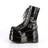 Demonia Black Patent Leather 4.5" Platform Mid-Calf Boots* 1 Demonia Black Patent Leather 4.5" Platform Mid-Calf Boots*