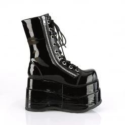 Demonia Black Patent Leather 4.5