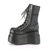 Demonia Shoes Black Vegan Leather 4.5" Platform Boots* 1 Demonia Shoes Black Vegan Leather 4.5" Platform Boots*