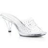 Fabulicious Clear 3" Heel Slide
