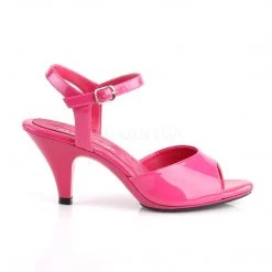 Fabulicious Shoes Hot Pink 3" Heel Ankle Strap Sandal 9 Fabulicious Shoes Hot Pink 3