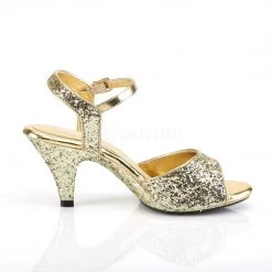 Fabulicious Shoes Gold Glitter 3