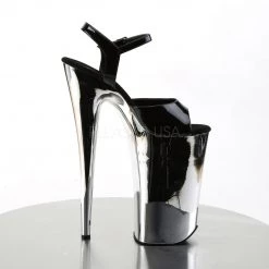 Pleaser Black/Silver 10