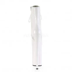 Pleaser 10" White Lace-Up Ankle Boot* Shoes 8 Pleaser 10