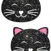 Pastease Glitter Happy Kitty Cat Nipple Pasties 2 Pastease Glitter Happy Kitty Cat Nipple Pasties