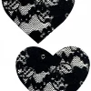 NevaNude New Vogue Black Lace Heart Nipple Pasties