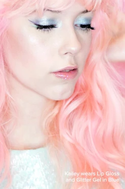 FCTRY Blue Holographic Glitter Lip Gloss Accessories 6 FCTRY Blue Holographic Glitter Lip Gloss Accessories