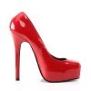 Devious Shoes 5.5" Heel Red Patent Leather 1" Platforms* 2 Devious Shoes 5.5" Heel Red Patent Leather 1" Platforms*