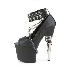 Pleaser 7.5" Heel Black Platform Shoes*