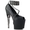 Pleaser 7.5" Heel Black Platform Shoes*