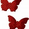 OY Brands Accessories Red Butterfly Nipple Pasties
