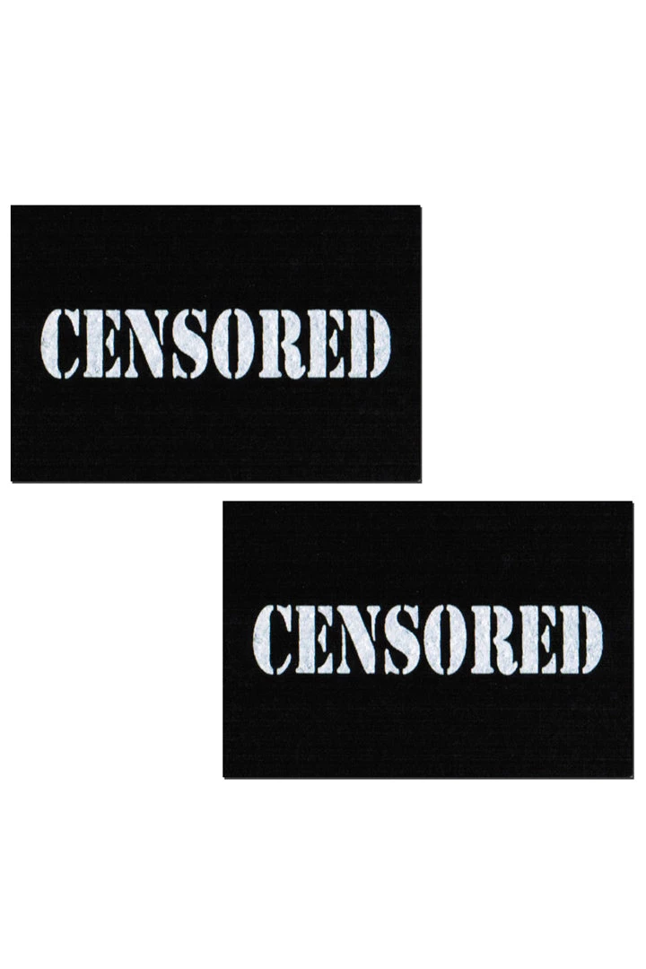 Pastease Censored- Black Censor Bar Nipple Pasties Accessories 3 Pastease Censored- Black Censor Bar Nipple Pasties Accessories