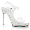 Fabulicious Clear 4.5" Heel Ankle Strap Sandal Shoes 1 Fabulicious Clear 4.5" Heel Ankle Strap Sandal Shoes