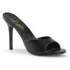 Pleaser 4" Peep Toe Slide - Black*