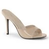 Pleaser 4" Heel Peep Toe Slide - Nude* Shoes