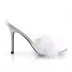 Fabulicious Shoes White-Fur 4