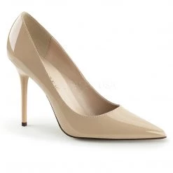 Pleaser Shoes 4" Heel Pointed-Toe Pump - Cream*