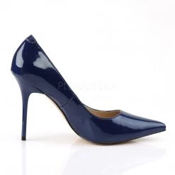 Pleaser Shoes 4" Heel Pointed-Toe Pump - Navy* 9 Pleaser Shoes 4