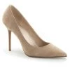Pleaser Shoes 4" Heel Pointed-Toe Pump - Nude*