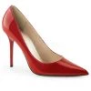 Pleaser 4" Heel Pointed-Toe Pump - Red* Shoes 1 Pleaser 4" Heel Pointed-Toe Pump - Red* Shoes