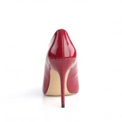 Pleaser 4" Heel Pointed-Toe Pump - Raspberry* 8 Pleaser 4