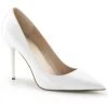 Pleaser 4" Heel Pointed-Toe Pump - White* Shoes 1 Pleaser 4" Heel Pointed-Toe Pump - White* Shoes