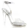 Fabulicious Clear Lucite 4.5" Heel Wrap Around Ankle Strap Sandal 2 Fabulicious Clear Lucite 4.5" Heel Wrap Around Ankle Strap Sandal