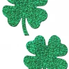 Pastease Accessories Glittering Four Leaf Clover Nipple Pasties 1 Pastease Accessories Glittering Four Leaf Clover Nipple Pasties