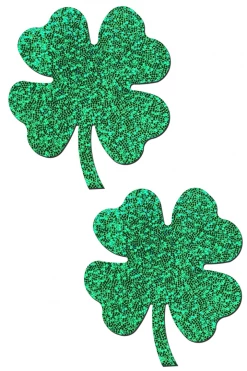 Pastease Accessories Glittering Four Leaf Clover Nipple Pasties