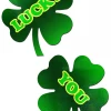 Pastease Lucky You Four Leaf Clover Nipple Pasties Accessories