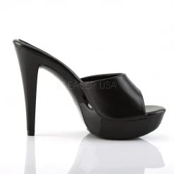 Fabulicious Shoes Black Leather 5