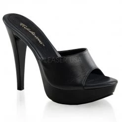 Fabulicious Shoes Black Leather 5