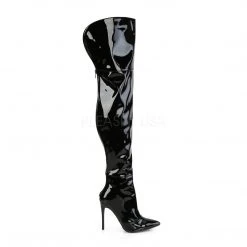 Pleaser Shoes 5" Black Stretch Thigh High Boots* 9 Pleaser Shoes 5