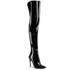 Pleaser Shoes 5" Black Stretch Thigh High Boots*