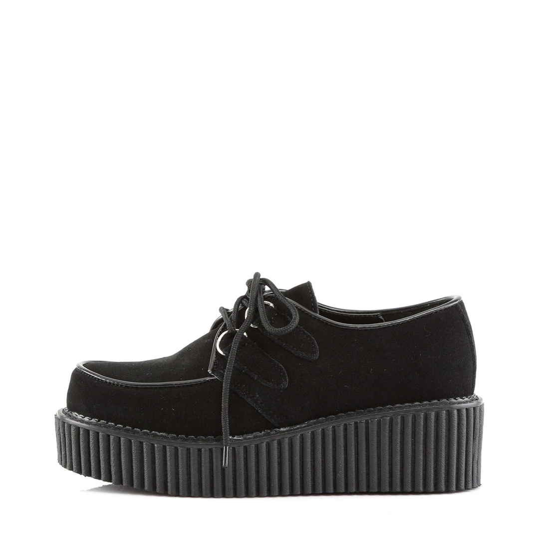 Demonia Shoes Black Suede 2" Platform Creepers* 3 Demonia Shoes Black Suede 2" Platform Creepers*