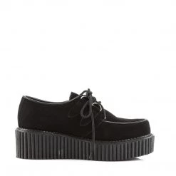Demonia Shoes Black Suede 2" Platform Creepers* 9 Demonia Shoes Black Suede 2