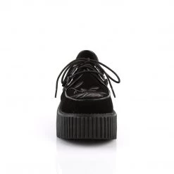 Demonia Black Velvet 3" Platform Creepers*