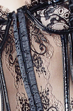 Coquette Moulin Rouge Eyelash Bustier