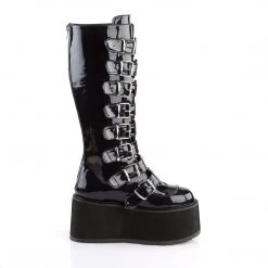 Demonia Shoes Black Vegan Leather 3.5