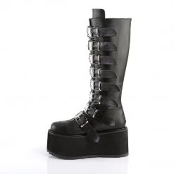 Demonia Shoes Black Vegan Leather 3.5