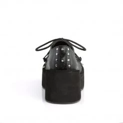 Demonia Shoes Black Vegan Leather 3.3