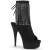 Pleaser 6" Heel Black1.8" Platform Ankle Booties*