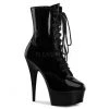 Pleaser Shoes 6" Heel Black Platform Booties*