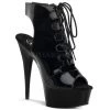 Pleaser Shoes 6" Heel Black Ankle Bootie*