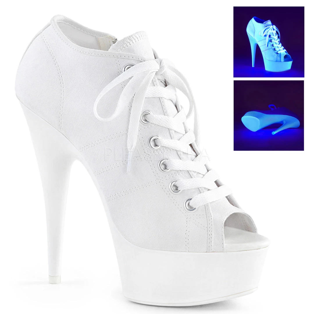 Pleaser Shoes 6" Heel White* 3 Pleaser Shoes 6" Heel White*