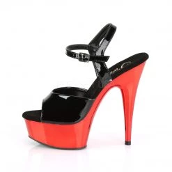 Pleaser 6" Heel Black Platform Ankle Strap Sandals* Shoes