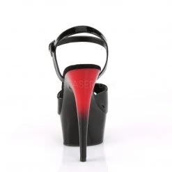 Pleaser Shoes Black/Red 6