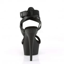 Pleaser Shoes 6" Heel Black Platform Ankle Wrap Sandal* 8 Pleaser Shoes 6