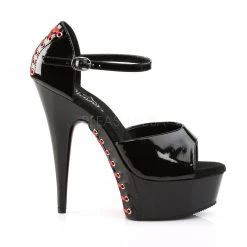 Pleaser Shoes 6" Heel Black D' Orsay Sandal* 9 Pleaser Shoes 6