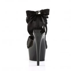 Pleaser 6" Black Criss-Cross Sandal Shoes* 8 Pleaser 6